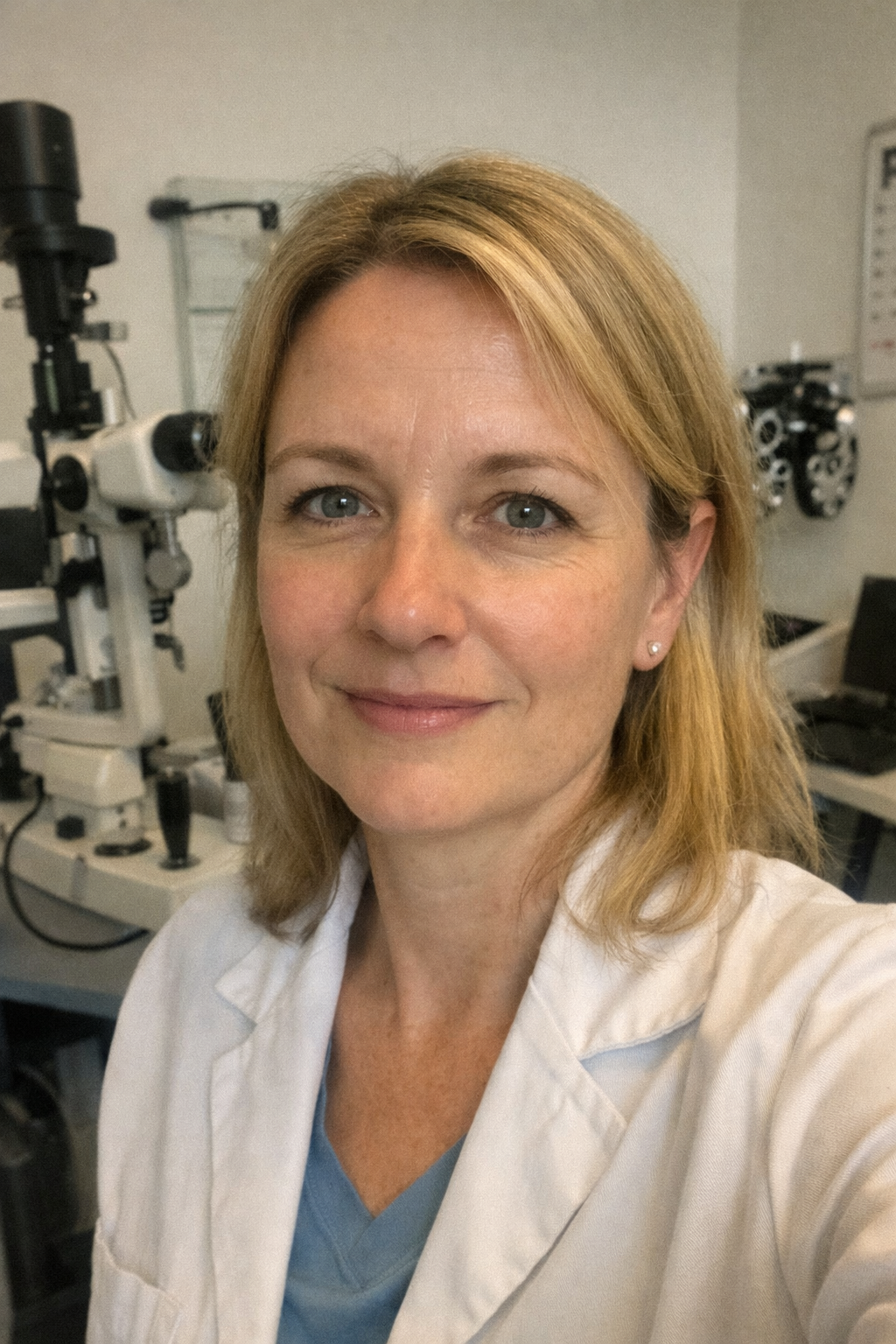 Porträt von Dr. med. L. Hoffmann aus einer Augenarztpraxis